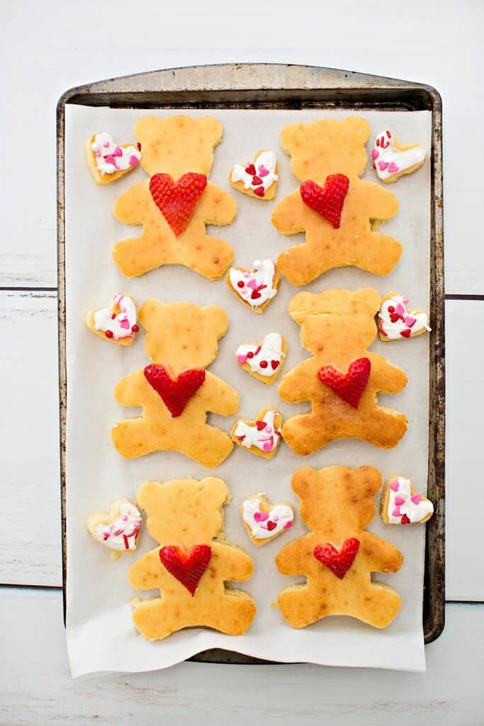Bear Heart Pancakes Cookie Cutter Valentines Day Treats