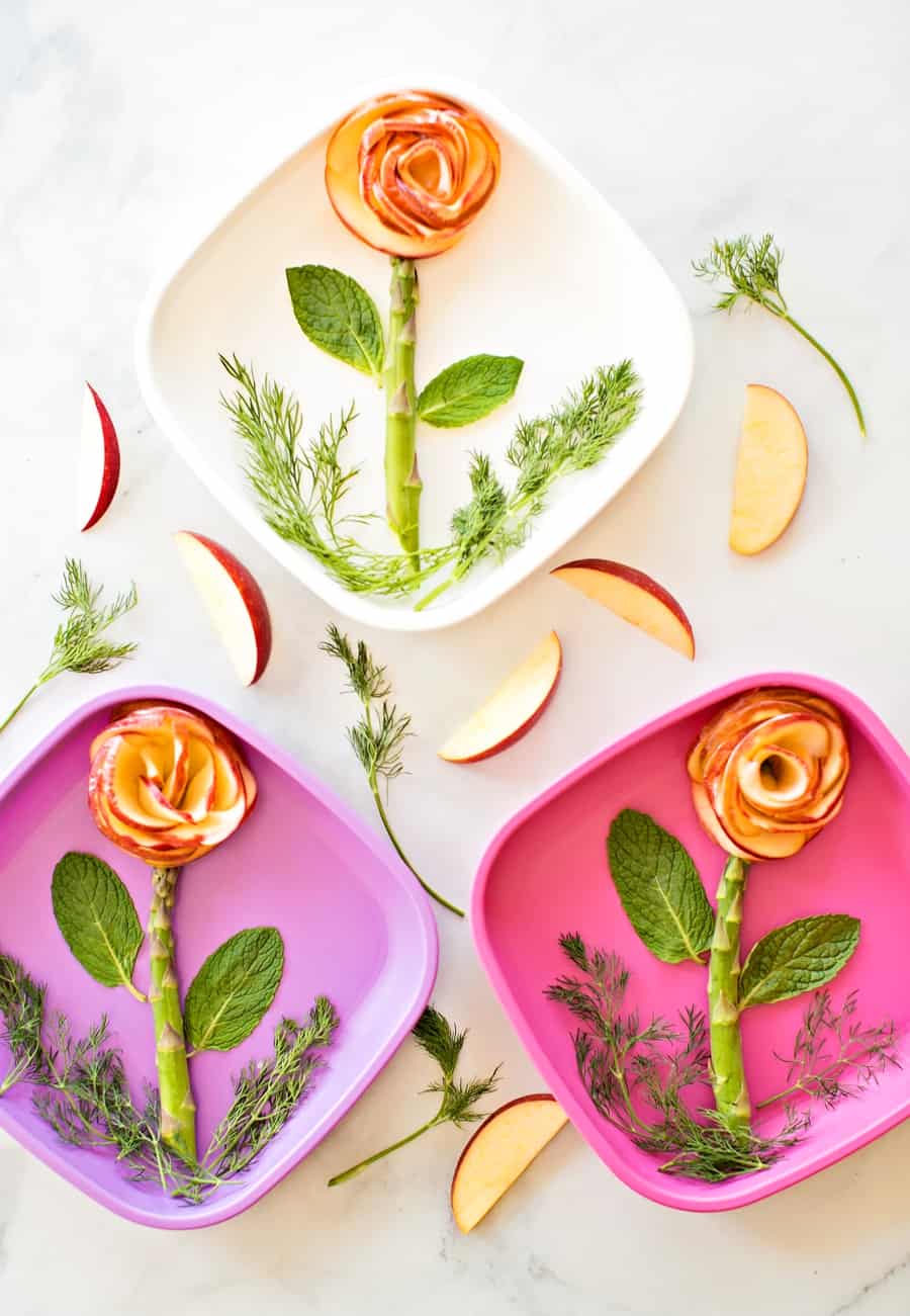 These gorgeous apple roses make a beautiful addition to any brunch and would be a wonderful surprise for Mother's Day breakfast!