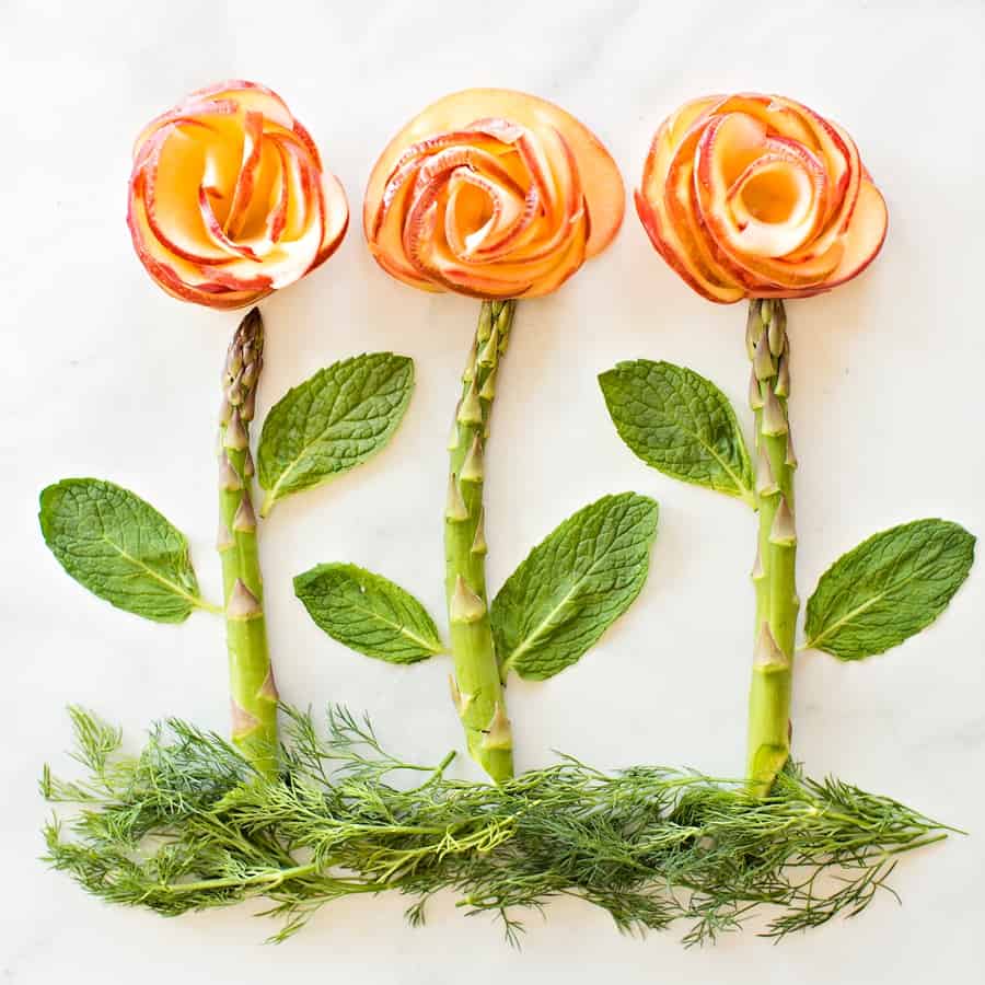 These gorgeous apple roses make a beautiful addition to any brunch and would be a wonderful surprise for Mother's Day breakfast!