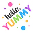hello, YUMMY logo