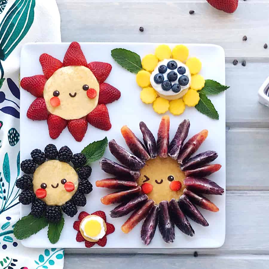 20 Fun Flower Food Art Ideas