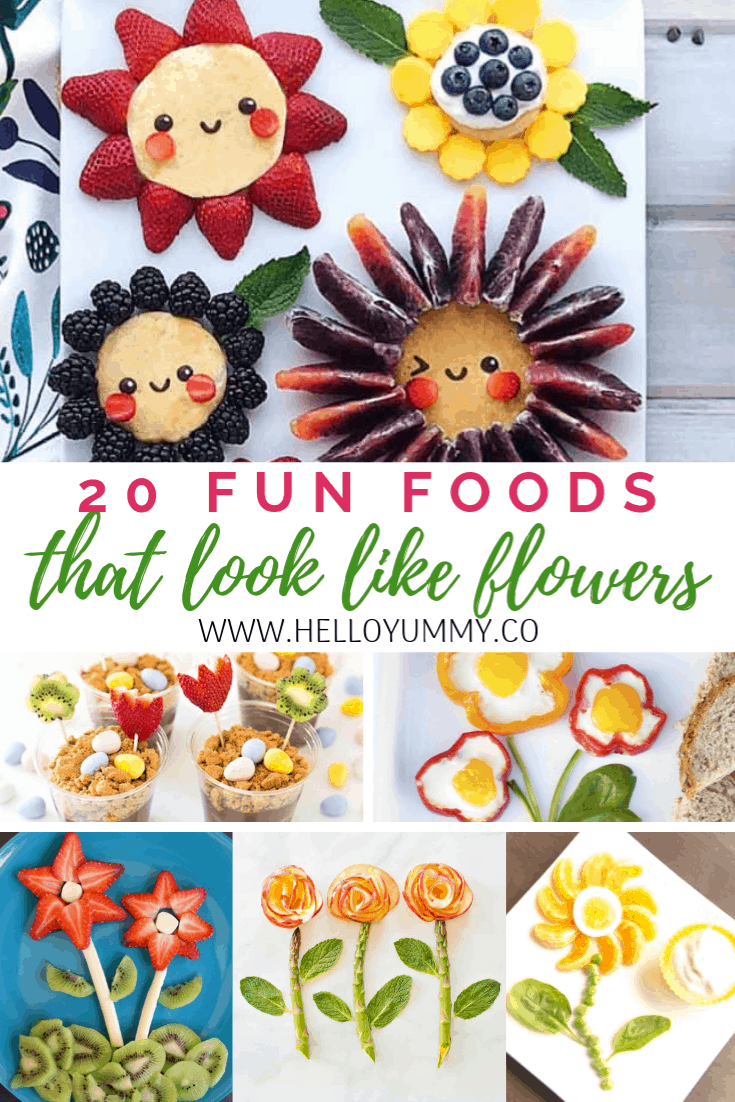 Flower Food Art Ideas