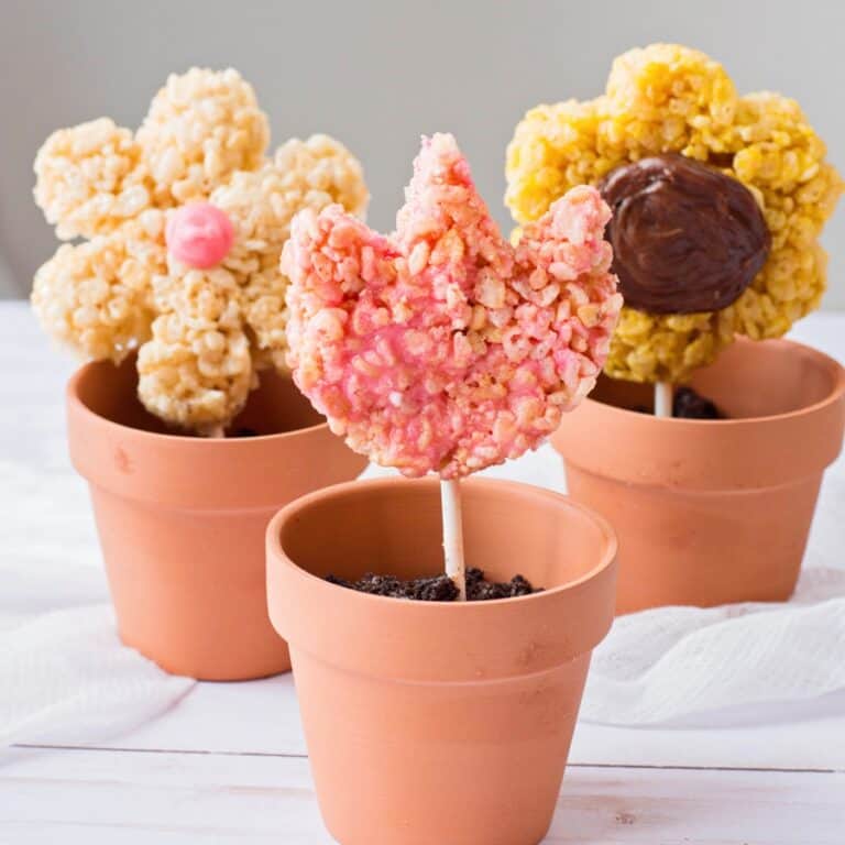 How To Make Flower Rice Krispies Treats