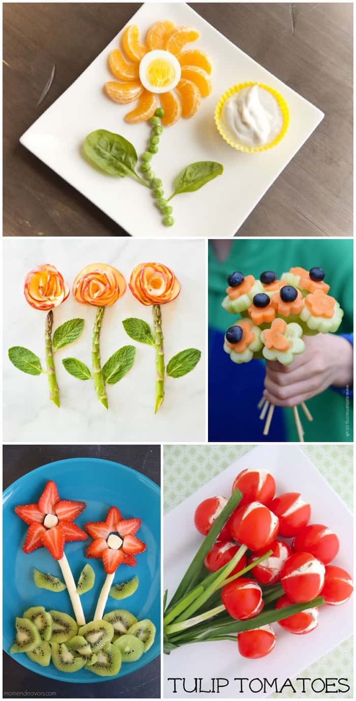 20 Ways to Make Your Food Look Like Flowers - Flower-Shaped Foods