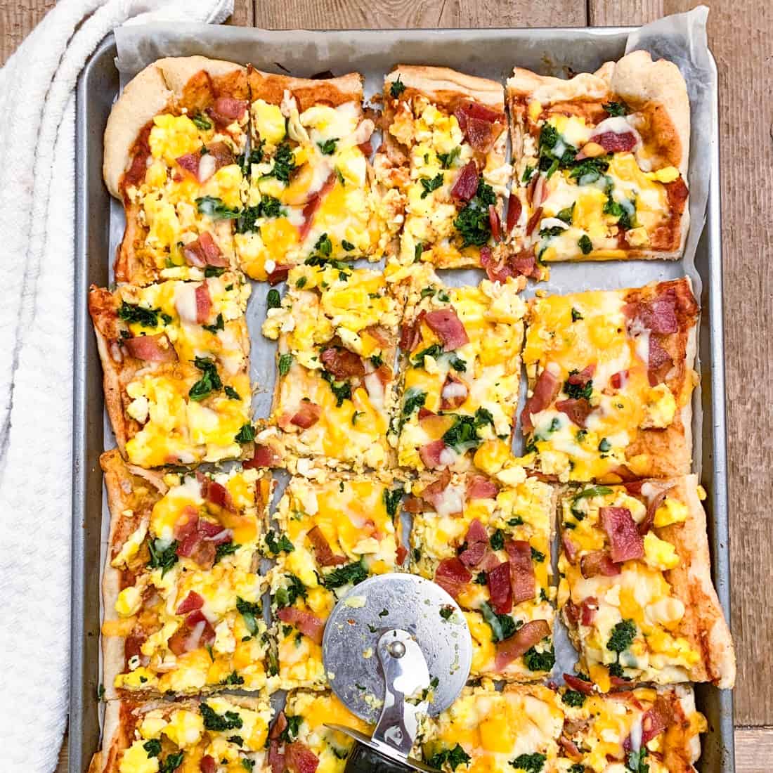 How To Make Sheet Pan Breakfast Pizza