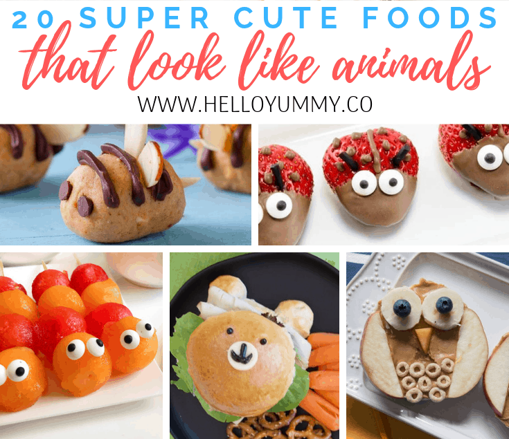 20 Super Cute Foods That Look Like Animals -
