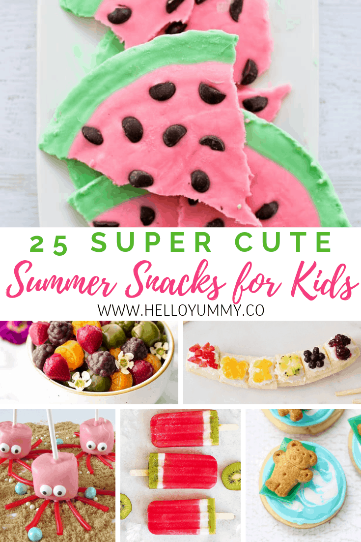 25 Super Cute Summer Snacks For Kids