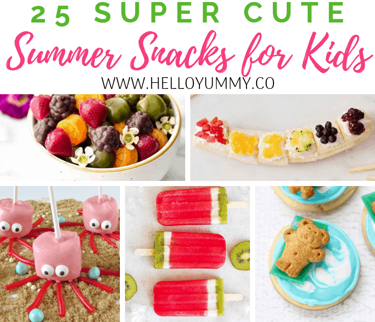 50+ Adorable Kids Snack Ideas