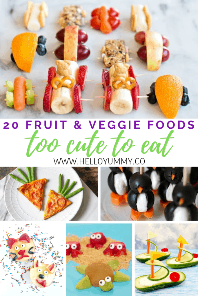20 Fruit and Veggie Foods Too Cute To Eat