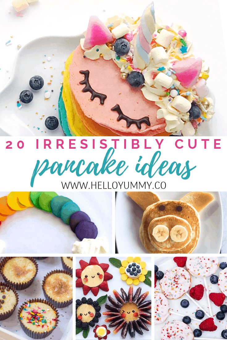 20 Irresistibly Cute Pancake Ideas.