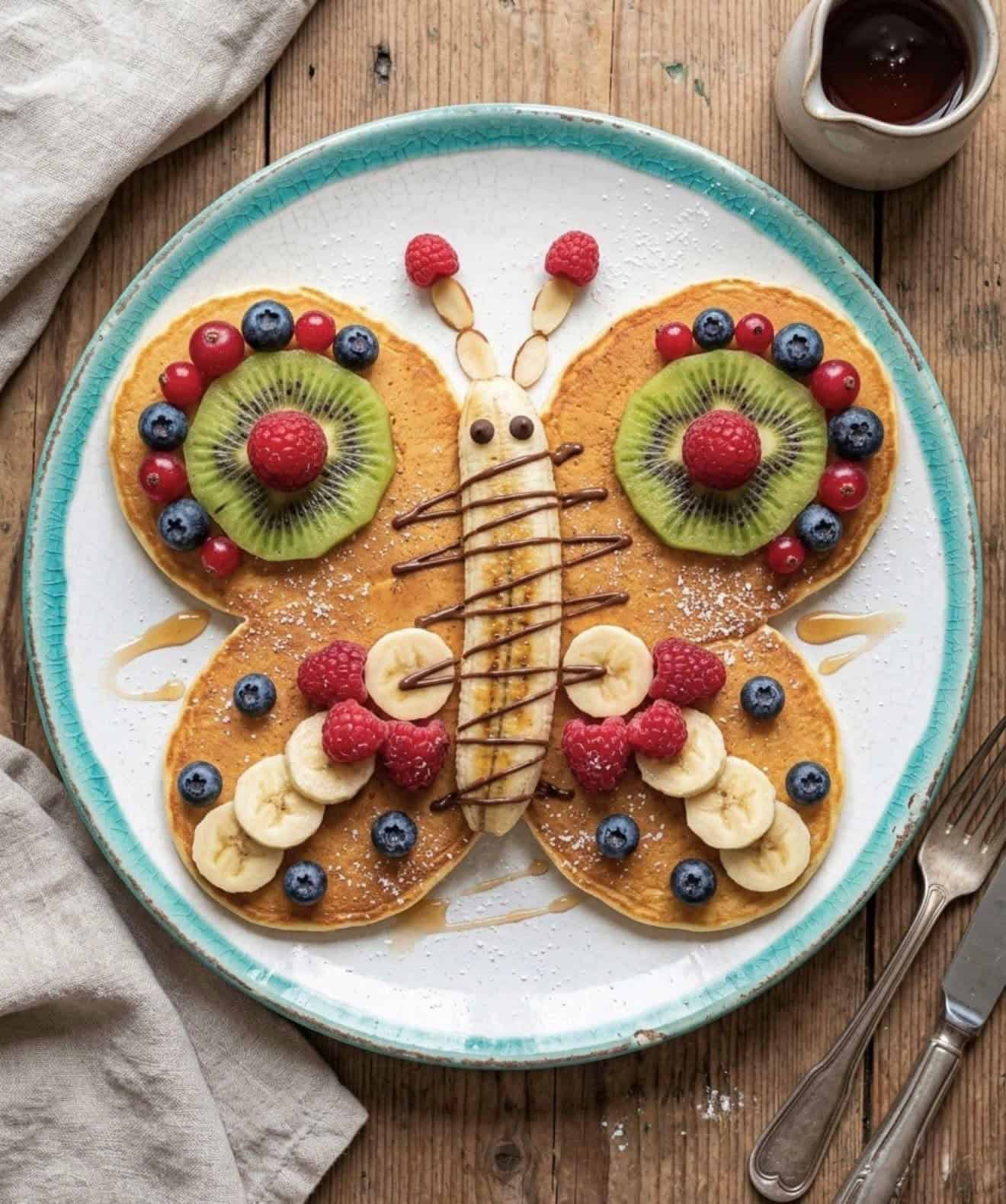 butterfly pancakes