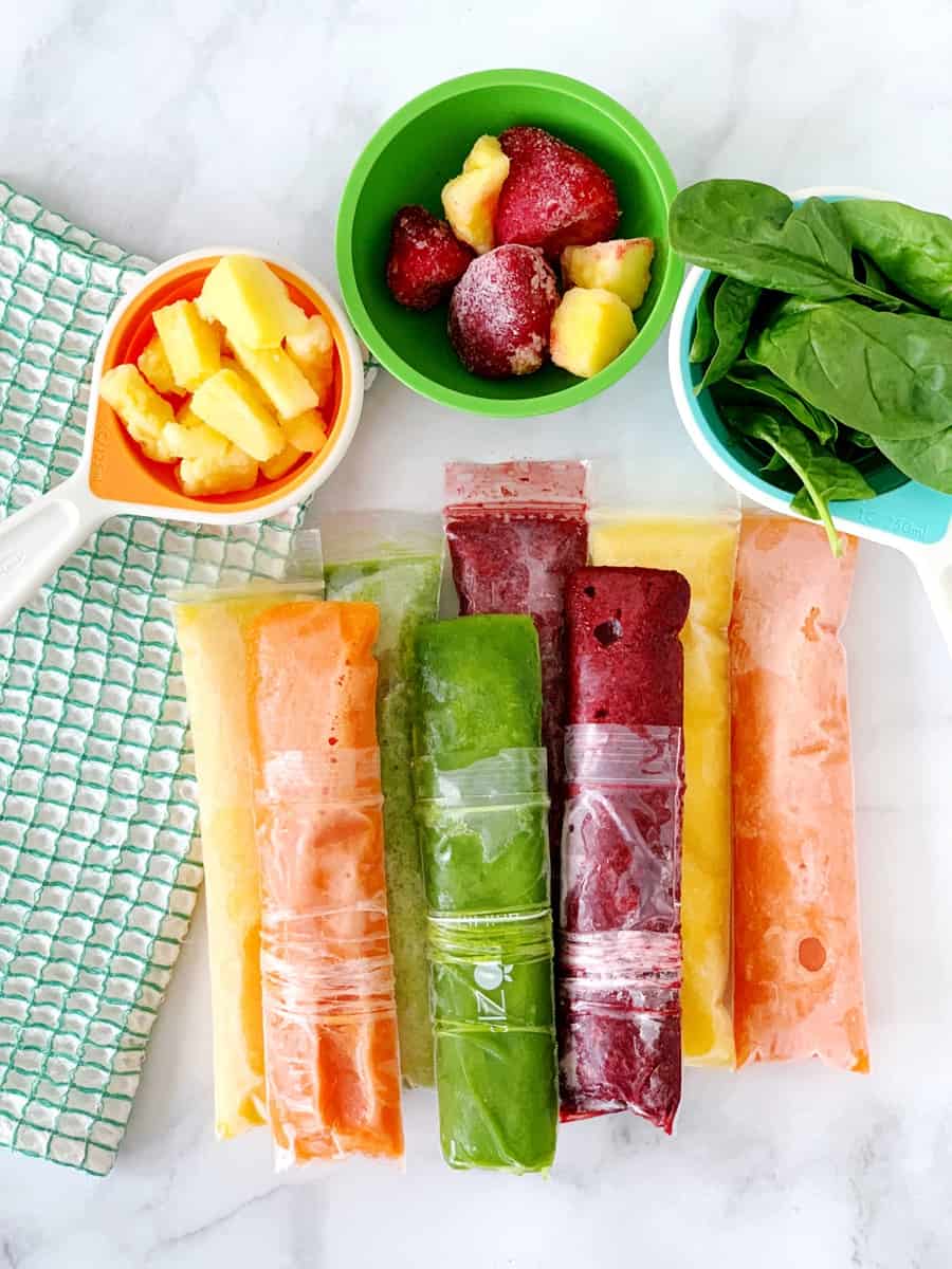  Fruit and Vegetable Ice Pops