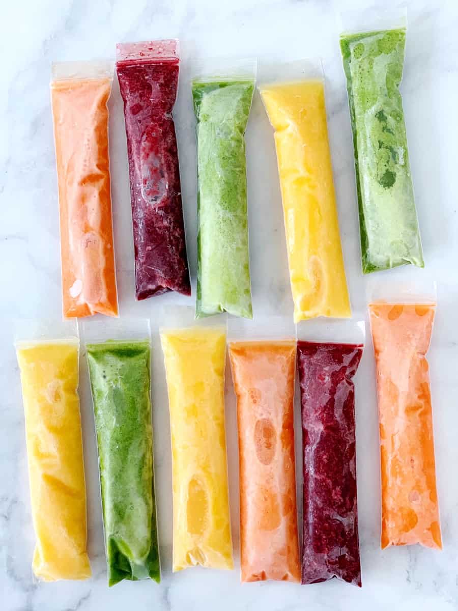 How to Make Fruit and Vegetable Ice Pops - helloyummy