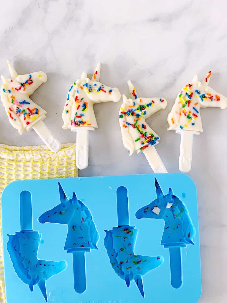 unicorn popsicle mold