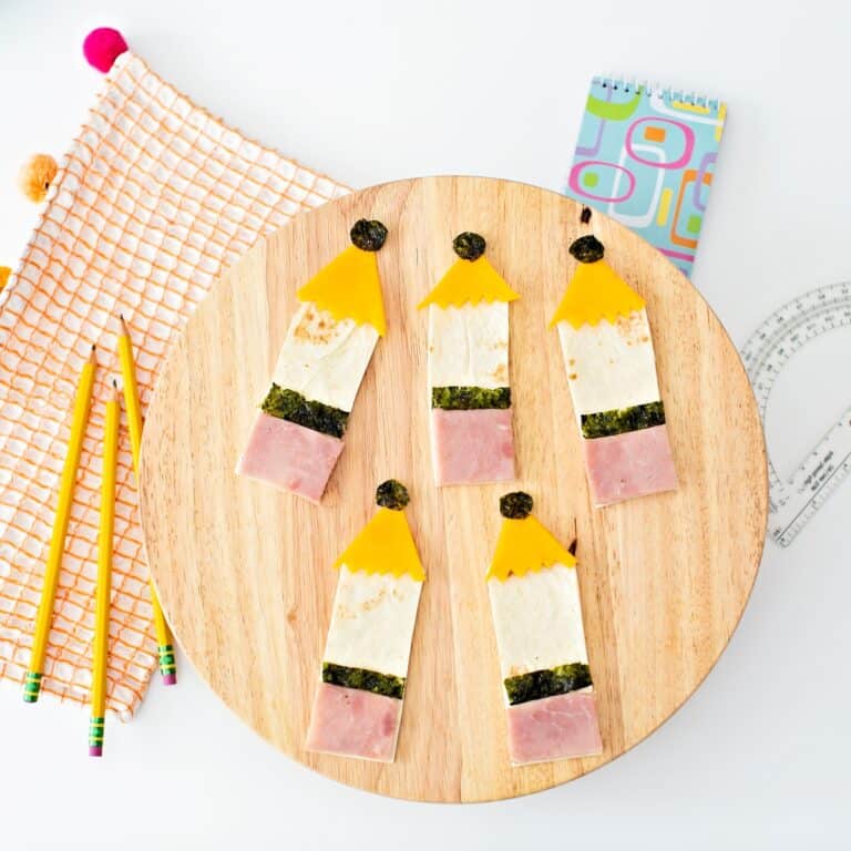 Pencil Sandwich Lunch for Back To School