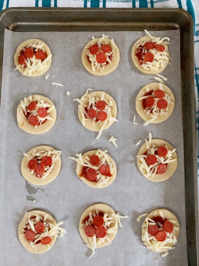 Mini Pizza Pies Handmade Pie Crust Snacks