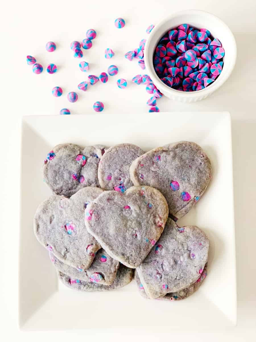 easy unicorn shortbread cookies