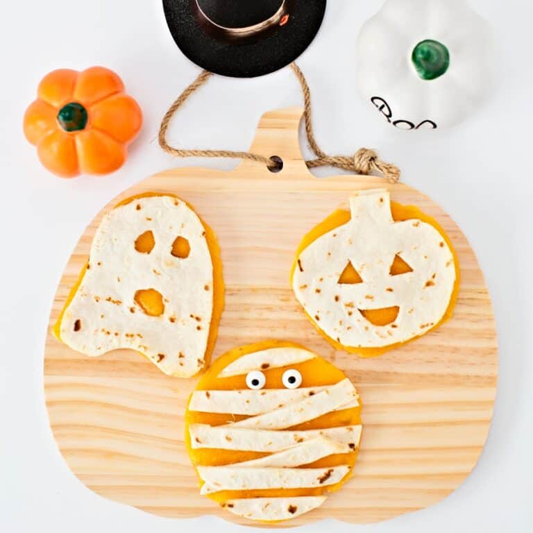 Mini Halloween Quesadillas