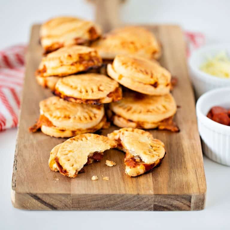 Mini Pizza Pies | Handmade Pie Crust Snacks