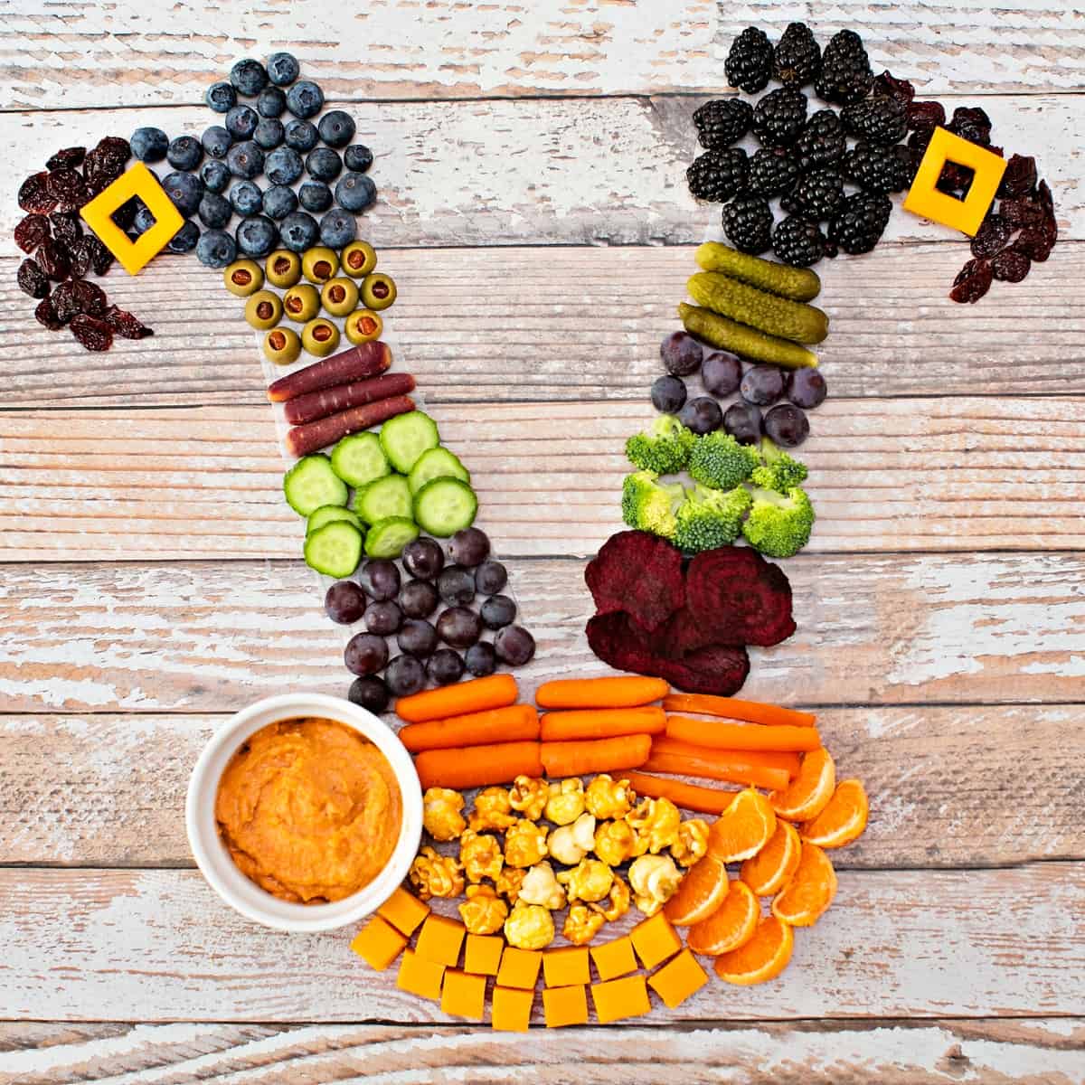 Halloween Witch Fruit and Veggie Snack Tray