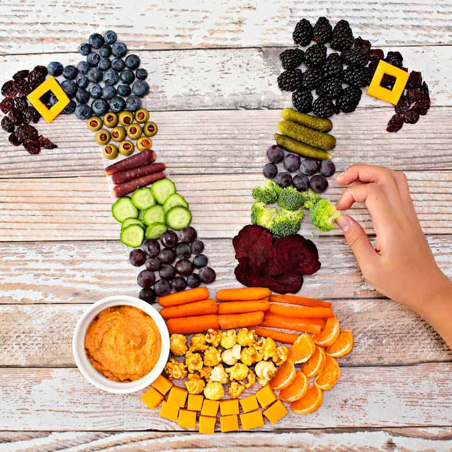 Halloween Witch Fruit and Veggie Snack Tray 