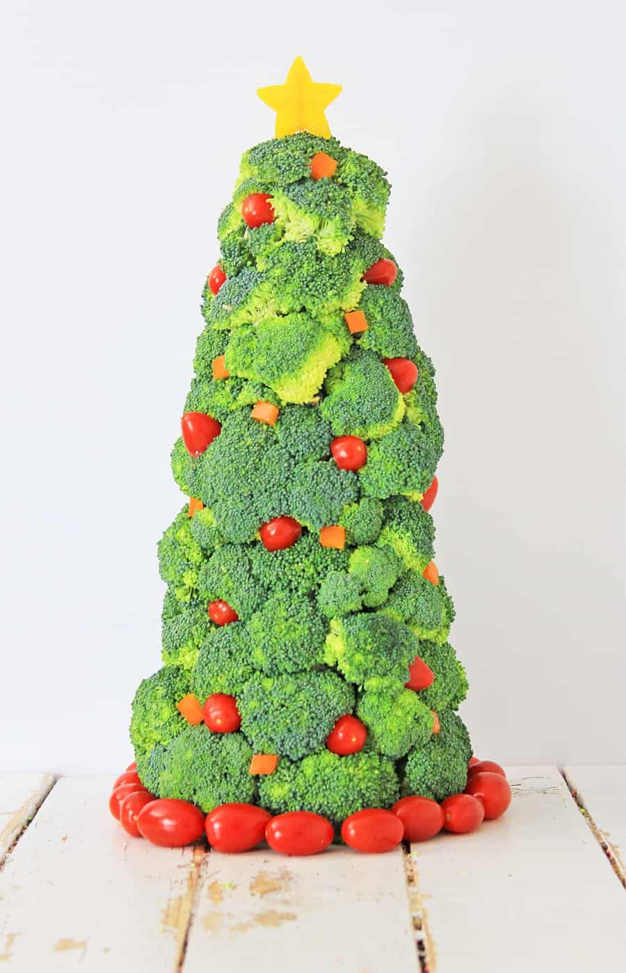 Broccoli Christmas Tree Healthy Holiday Snack 