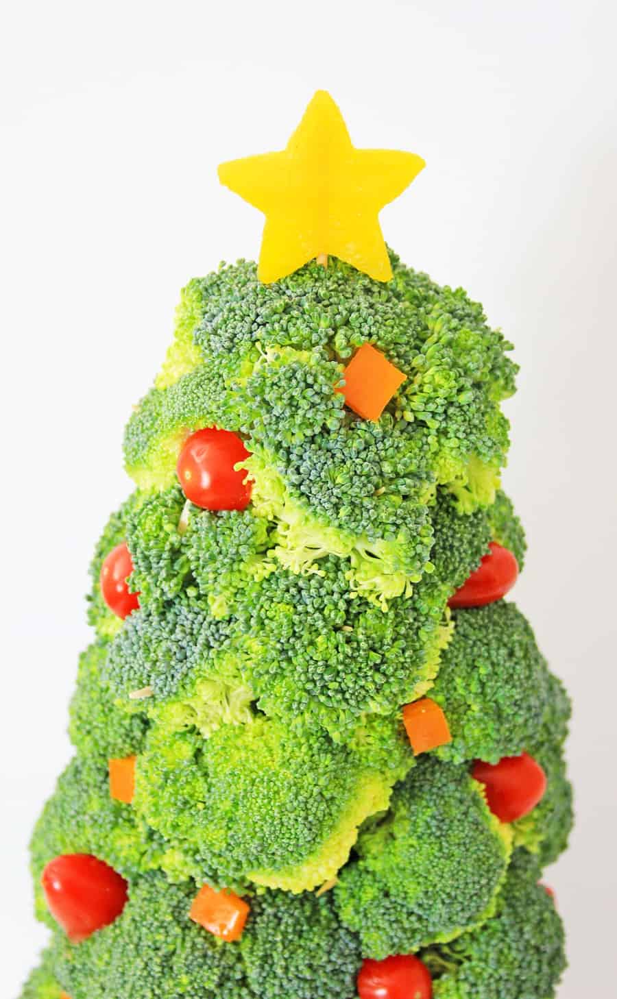 Broccoli Christmas Tree Healthy Holiday Snack 