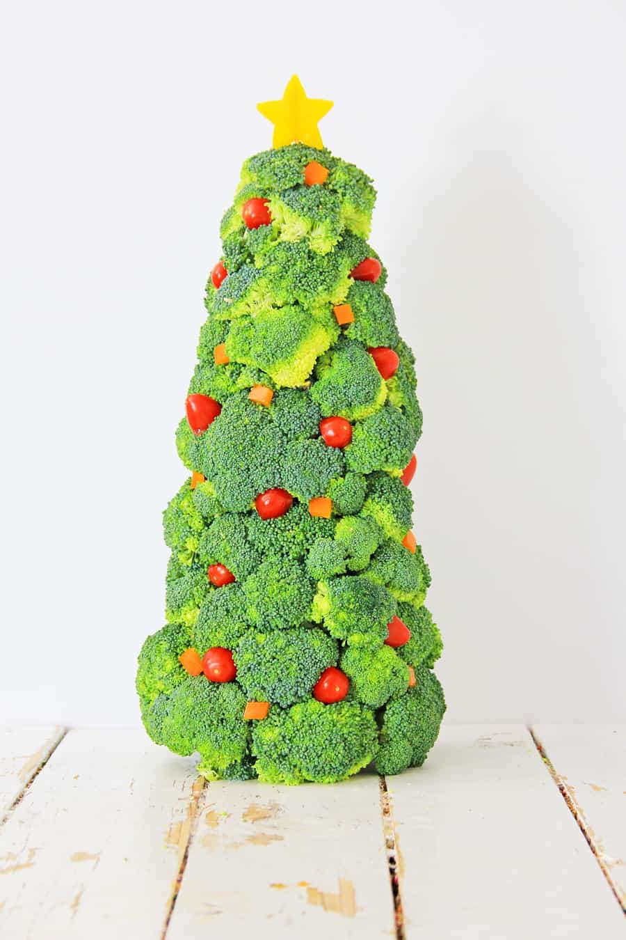 Broccoli Christmas Tree Healthy Holiday Snack for Kids 