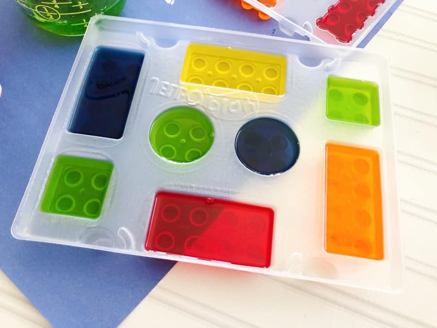 Jello LEGO treats for kids