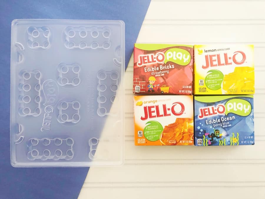 Jello LEGO treats for kids - Jell-O Play Jungle Build Mold