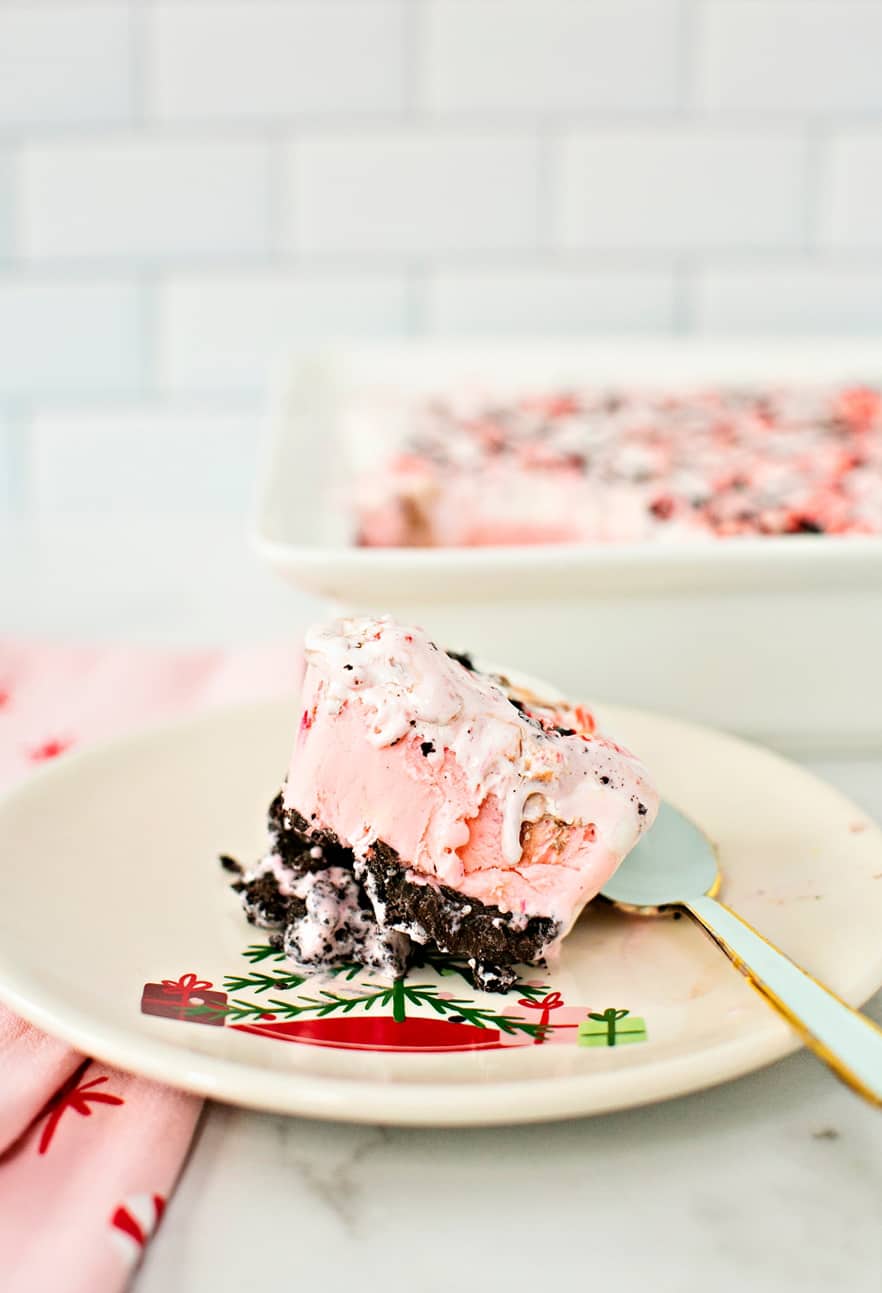 Chocolate Peppermint Ice Cream Cake