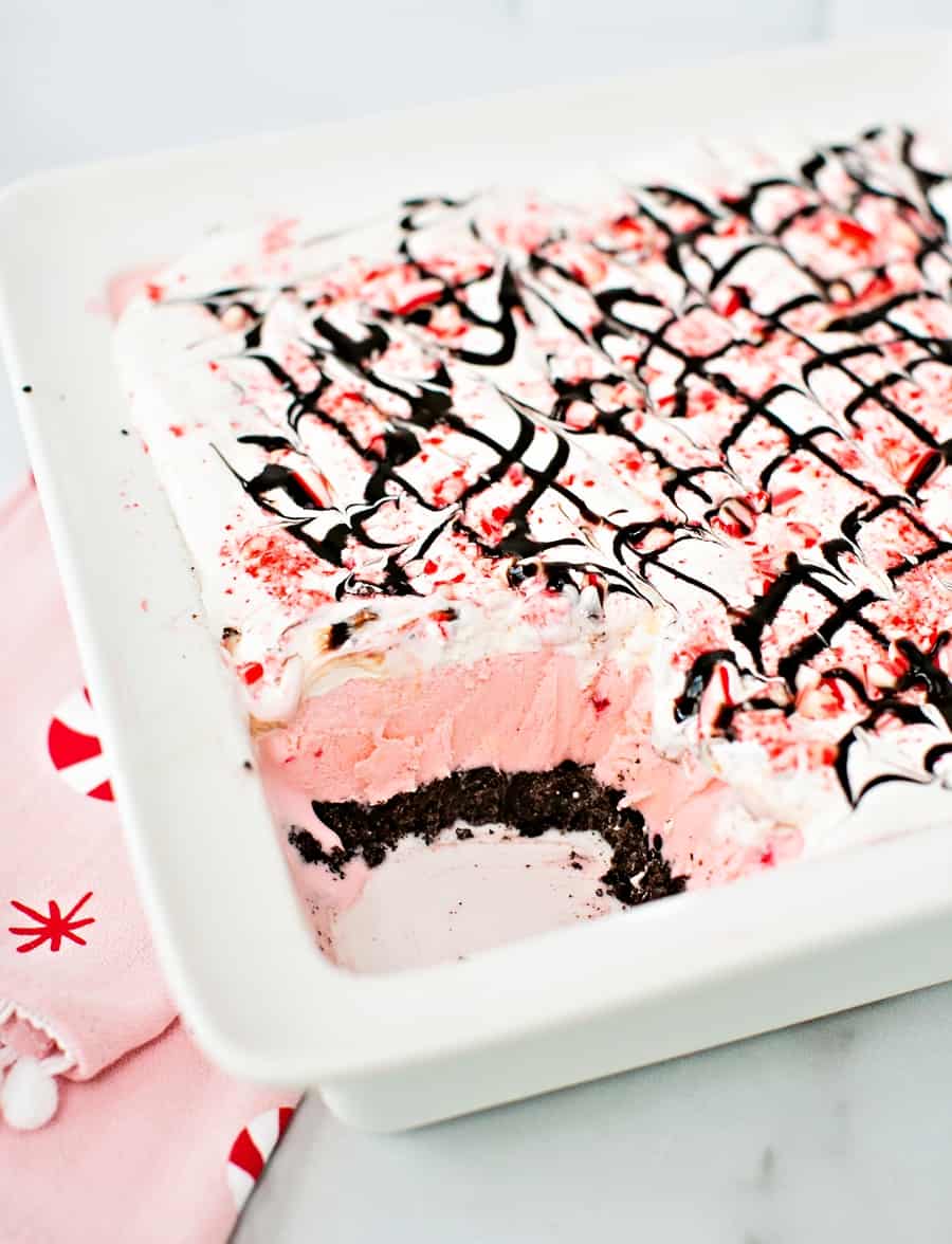 Chocolate Peppermint Ice Cream Cake