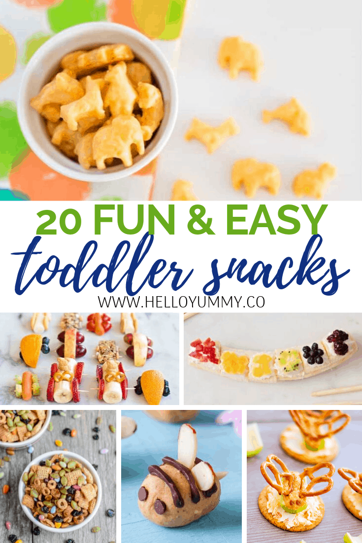 20 Fun and Easy Toddler Snacks