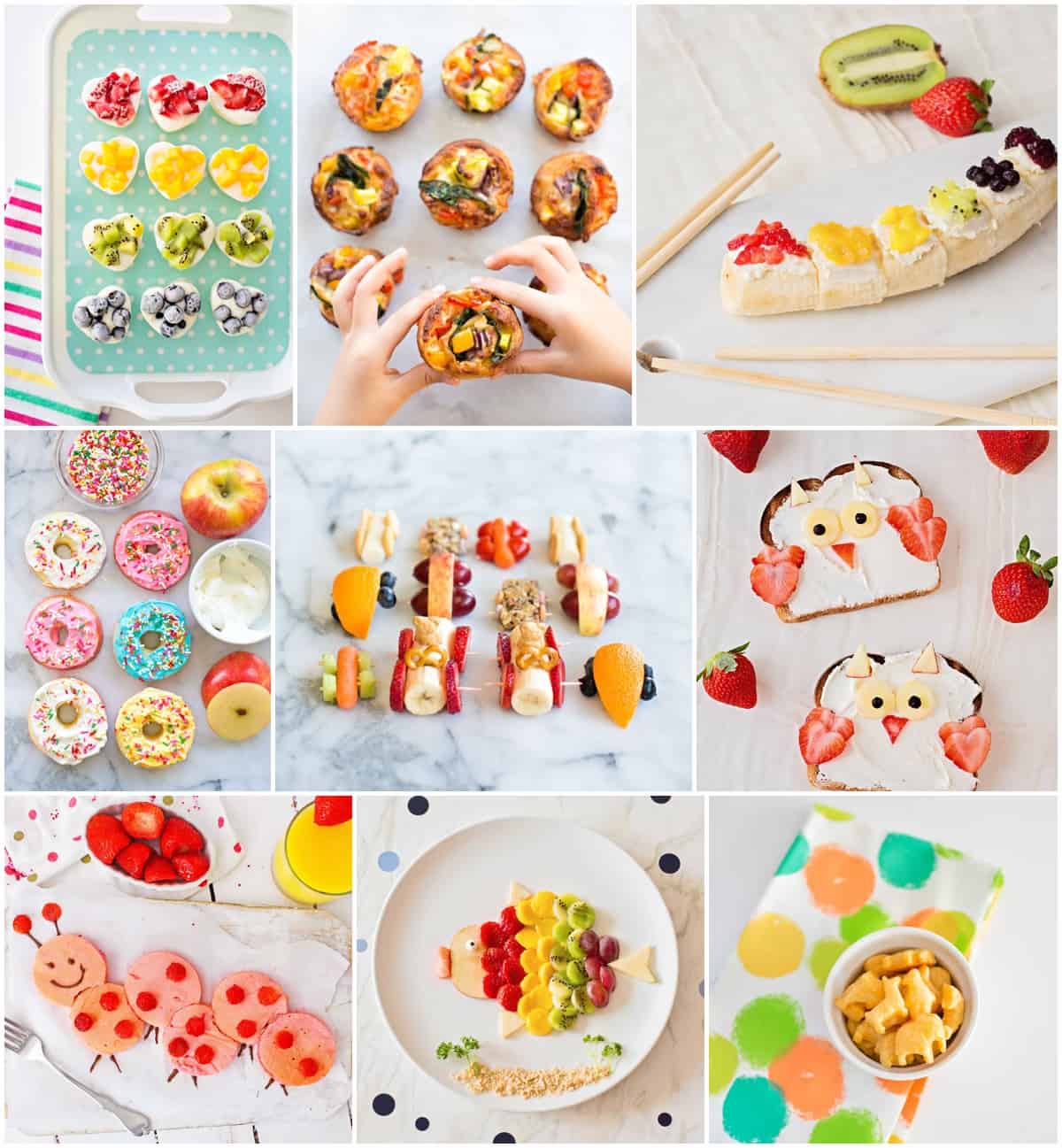 Kids' Cute and Fun Snack Recipes