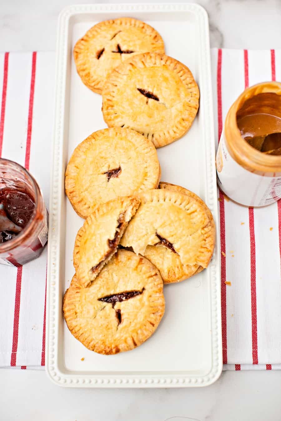 Peanut Butter and Jelly Hand Pies. Easy kid-friendly snack on the go. 