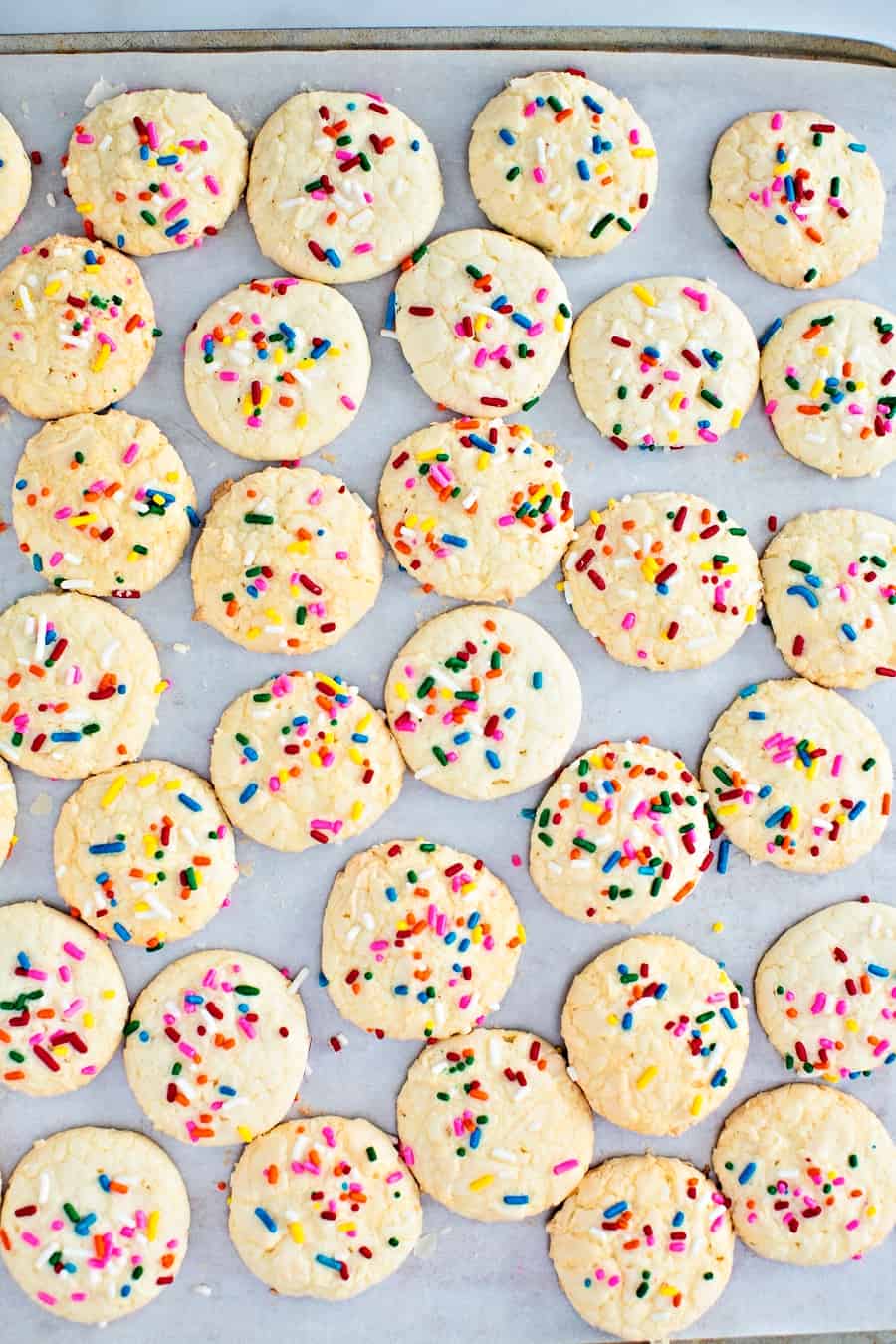 Funfetti Cake Mix Cookies