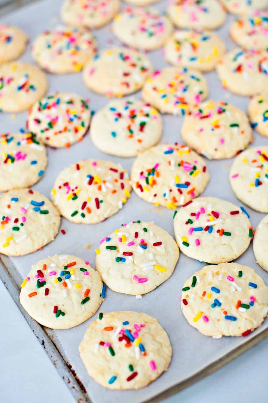 Funfetti Cake Mix Cookies