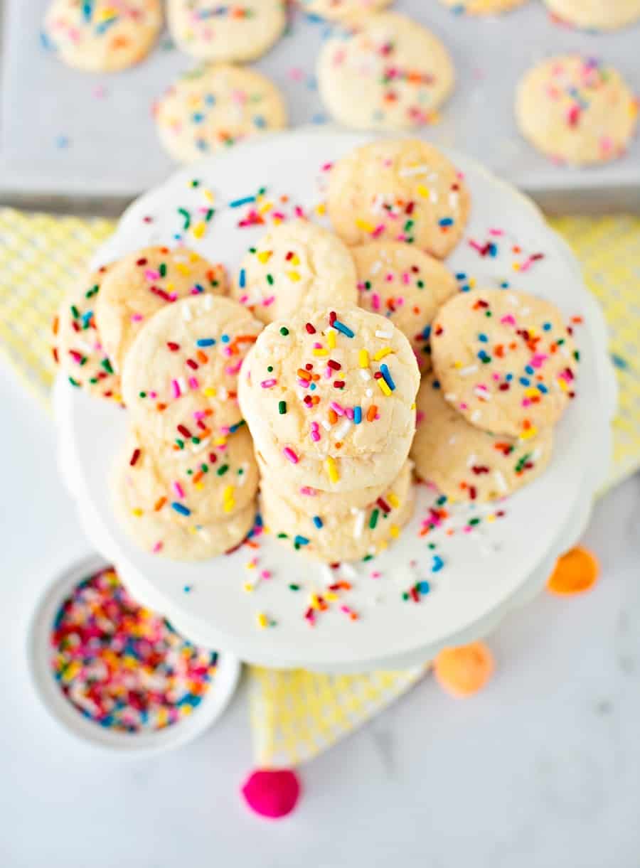 Funfetti Cake Mix Cookies