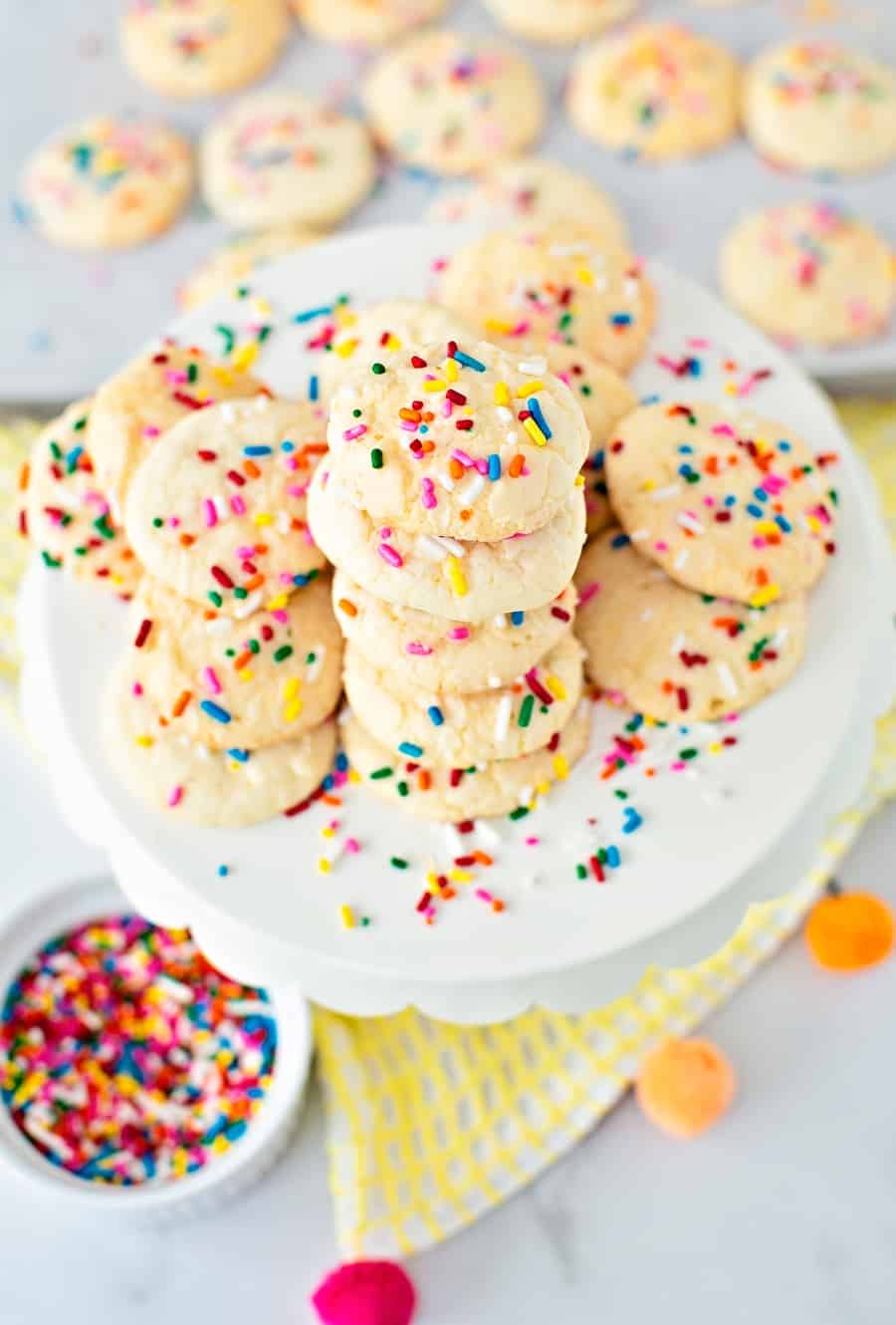 Funfetti Cake Mix Cookies