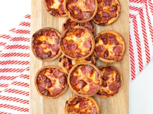 Easy Muffin Pan Pizza Cups - Just a Taste