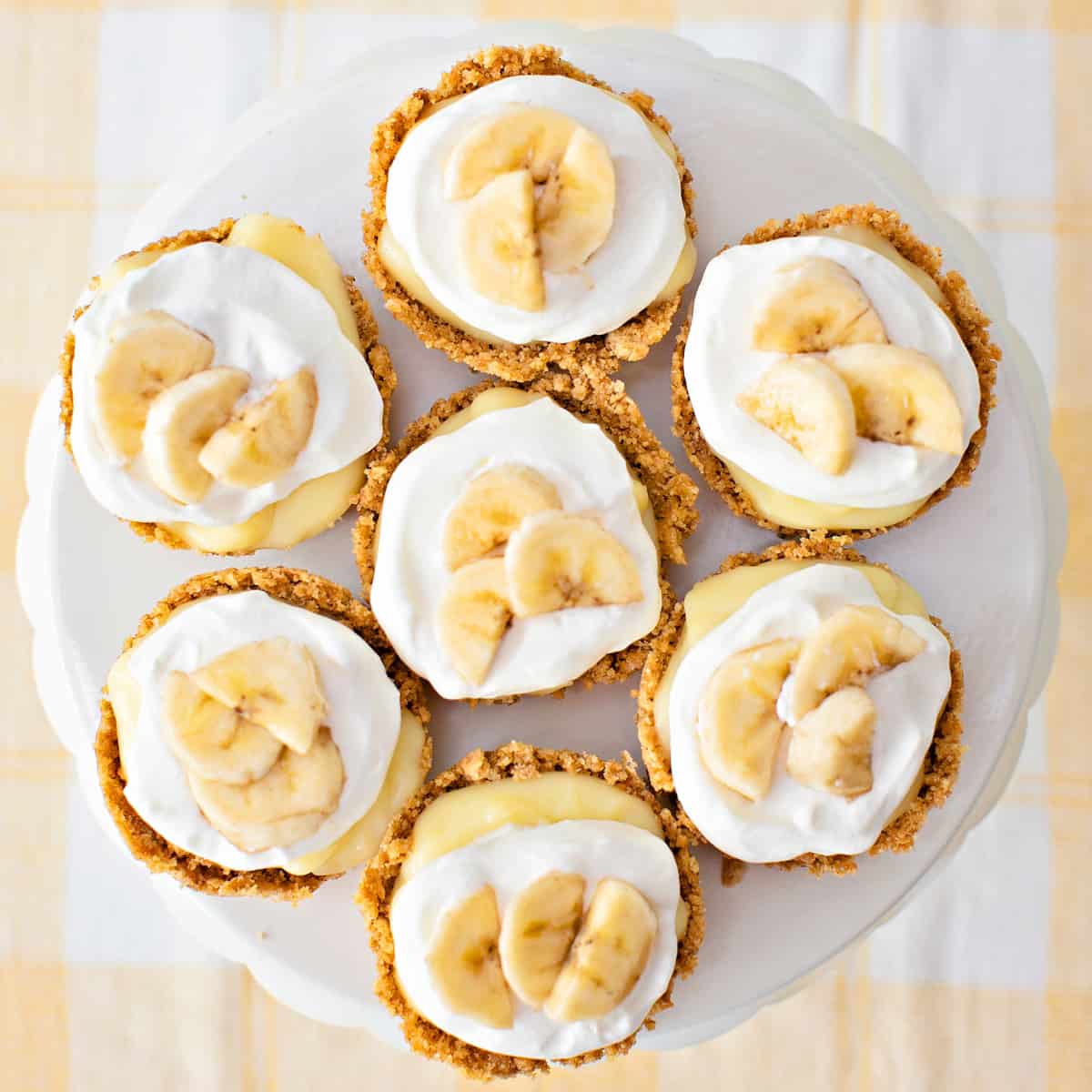 Mini Banana Cream Pies