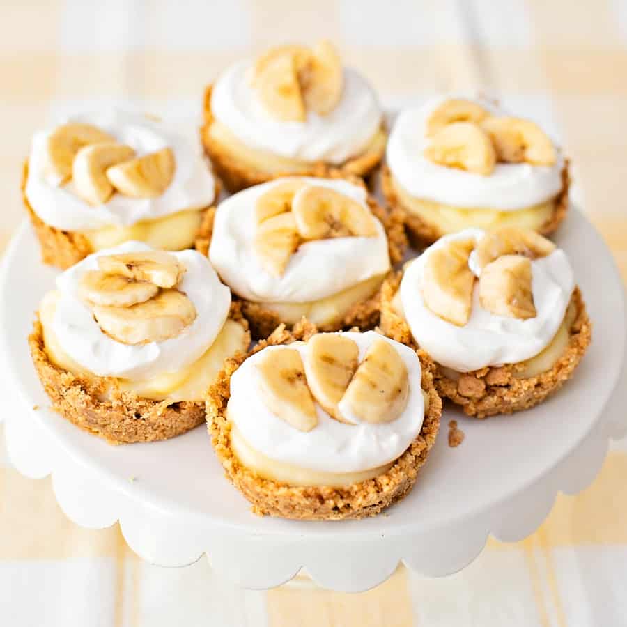 Muffin Tin Banana Cream Pies