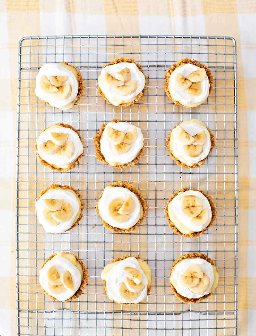 Mini Banana Cream Pies