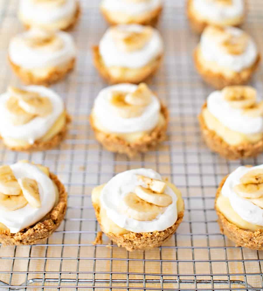 Mini Banana Cream Pies