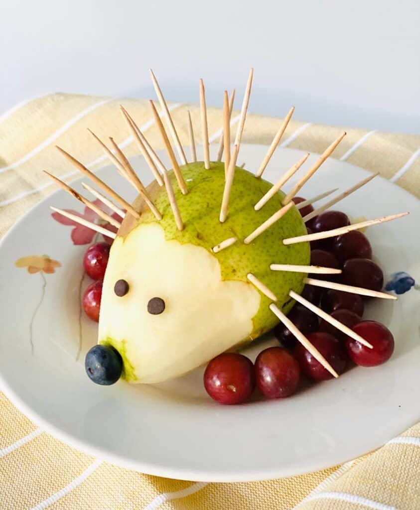 How to Make a Grape Hedgehog