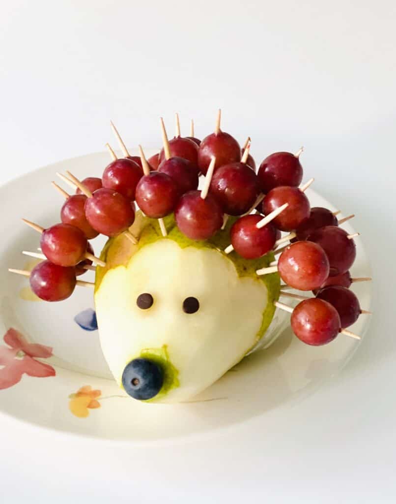 How to Make a Grape Hedgehog