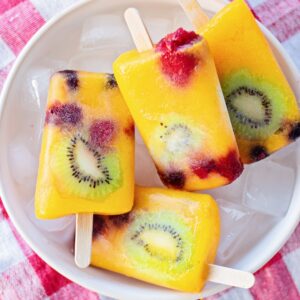 Mango Popsicles - Simple Vegan Frozen Treat! - Chenée Today