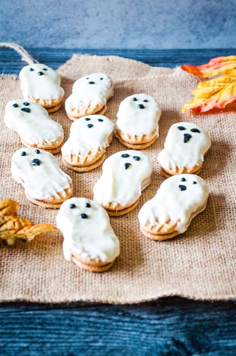 Nutter Butter Ghost Cookies