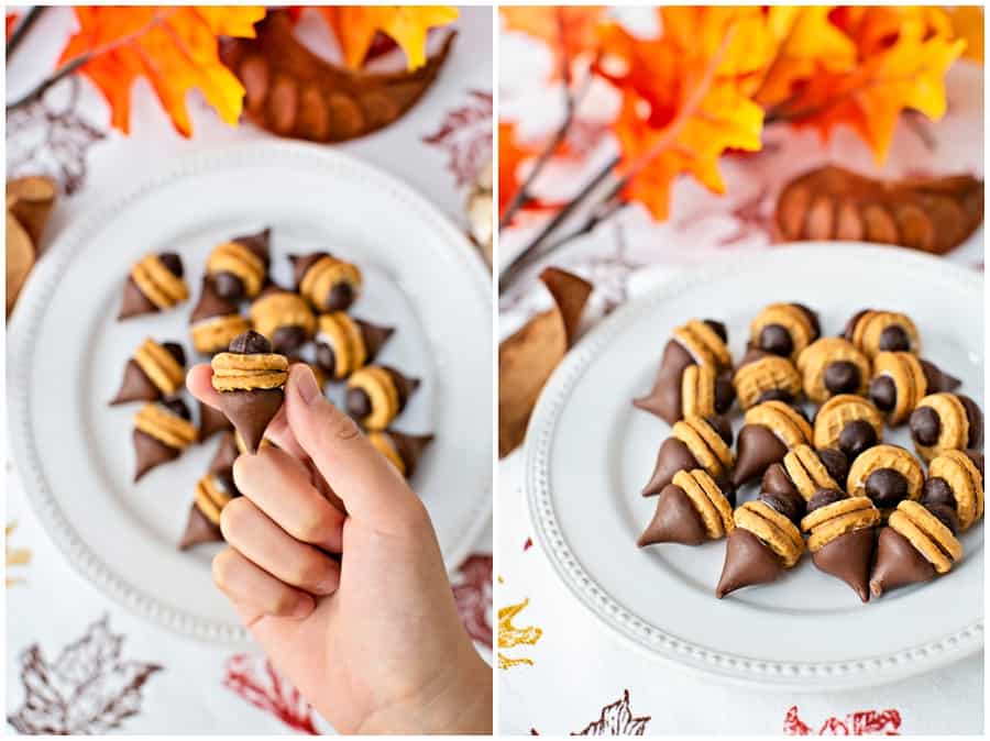 how to make acorn cookies fall treat