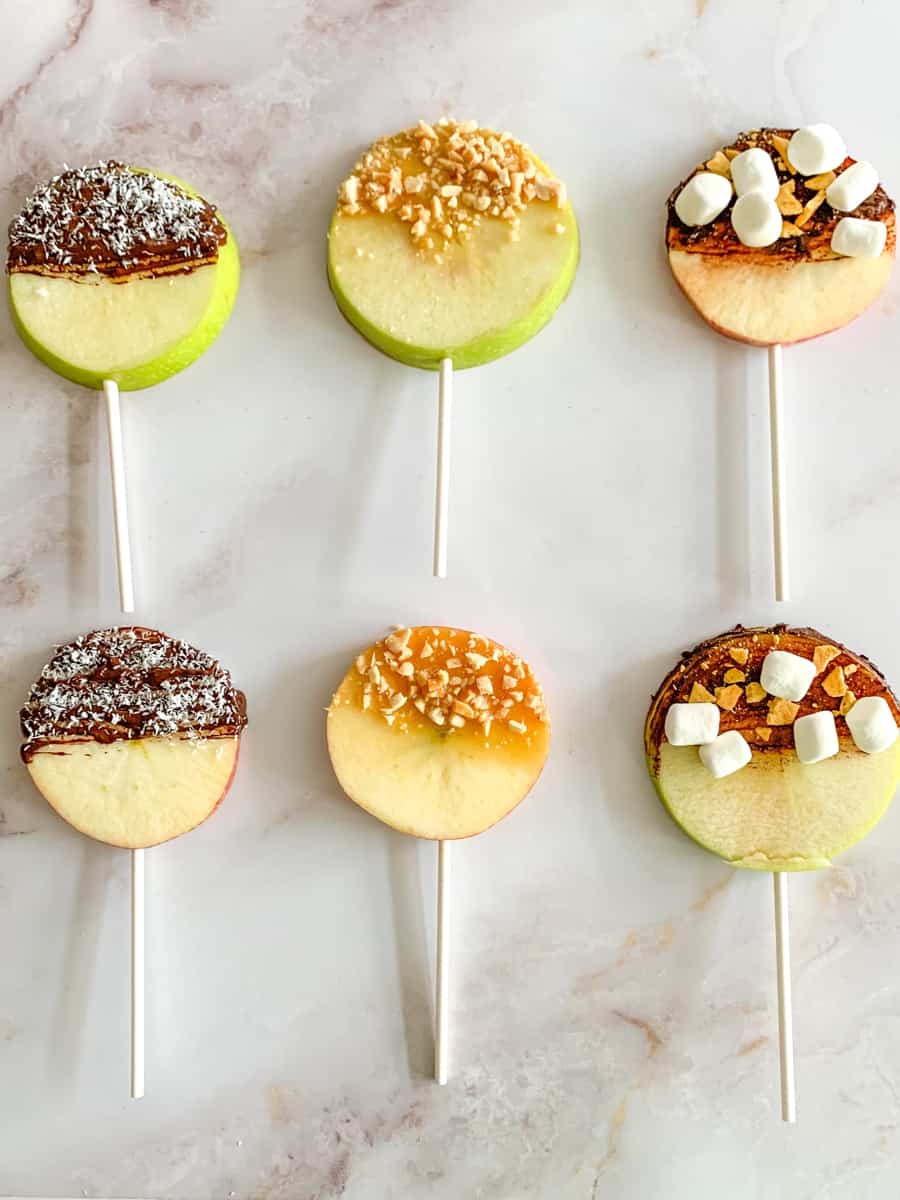 fruit apple lollipop fall treat 